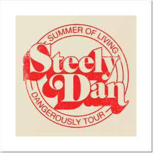 Retro Grunge-Style Steely Dan 2 Posters and Art